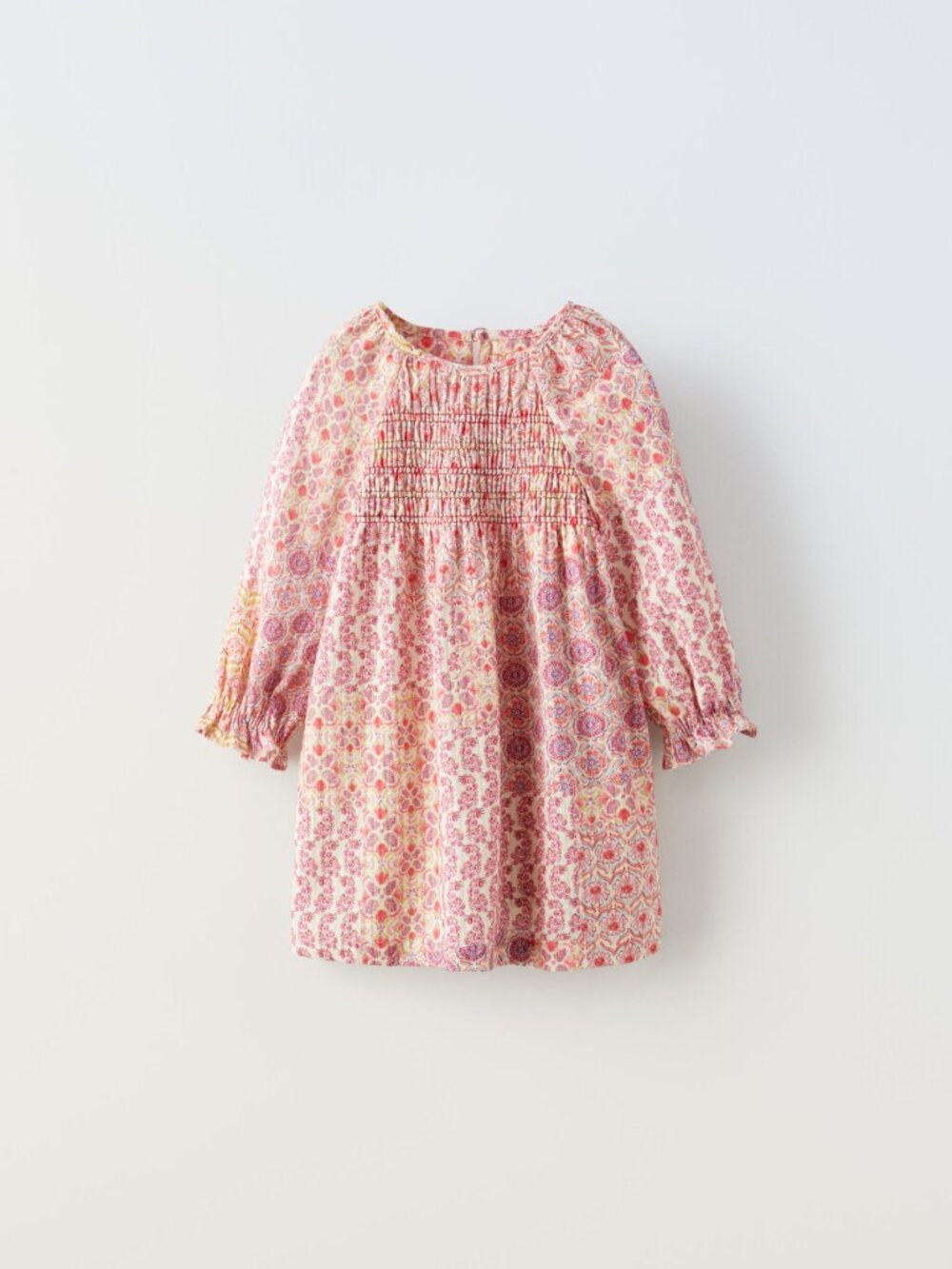 Zara kids smocked patchwork dress (size 4-5)